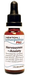 Newton Homeopathics PRO - Nervousness-Anxiety - 1 oz