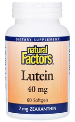 Natural Factors - Lutein 40 mg - 60 gels