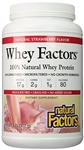 Natural Factors - Whey Factors Whey Protein Strawberry - 32 oz