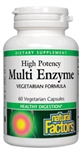 Natural Factors - Multi Enzyme Vegetarian Formula - 60 vcaps