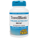 Natural Factors - TravelBiotic 10 Billion - 60 vcaps