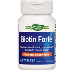 Nature's Way - Biotin Forte 5 mg with Zinc - 60 tabs