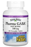 Natural Factors - PharmaGABA - 60 chews