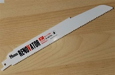 MK Morse RENOVATOR 9" - 8/11 TPI Ultra Heavy Duty Demolition Sawzall Reciprocating Saw Blade