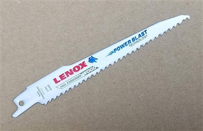 Lenox 656R 6" - 6 TPI Heavy Duty Wood Cutting Reciprocating Saw Blade