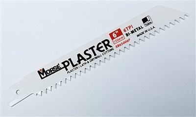 MK Morse 6" - 6 TPI Heavy Duty Plaster, Lath and Drywall Sawzall Reciprocating Saw Blade