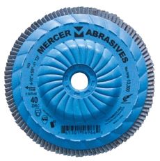 Type 27 Zirconia Trimmable Flap Disc, 40 Grit, 4-1/2" x 5/8"-11