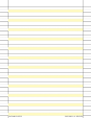 Visual Perception Form Item No. VP-1&2 500 Sheets