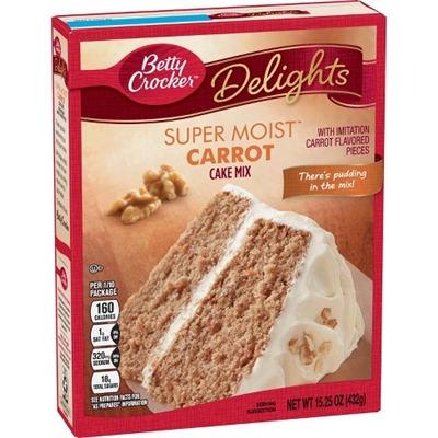 Betty Crocker Super Moist Carrot Cake Mix