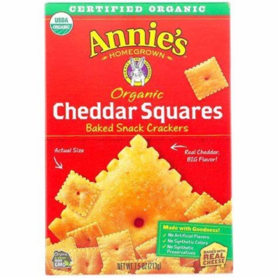 Annie's Organic Cheddar Squares