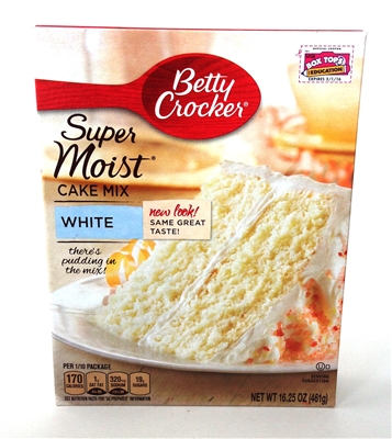 Betty Crocker Super Moist WHITE Cake Mix