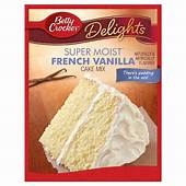 Betty Crocker Super Moist  FRENCH VANILLA Cake Mix