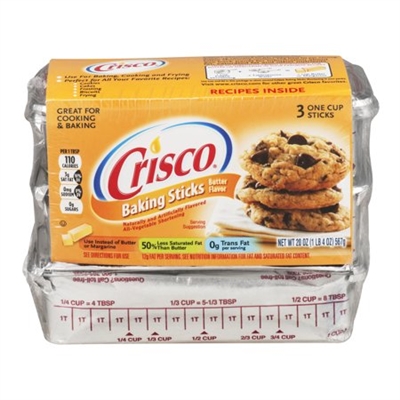 Crisco Butter Flavour Shortening Sticks