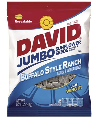 David's Sunflower Seeds Buffalo Ranch