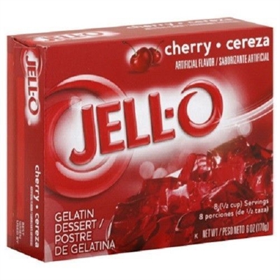 Jell-O Instant Cherry Desert Mix [24]