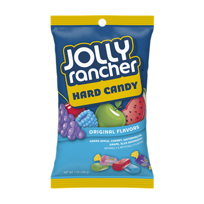 Jolly Rancher Hard Assorted Candy Peg BAG [12]