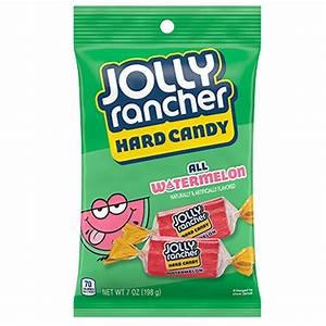 Jolly Rancher Hard Candy Peg ALL WATERMELON BAG [12]