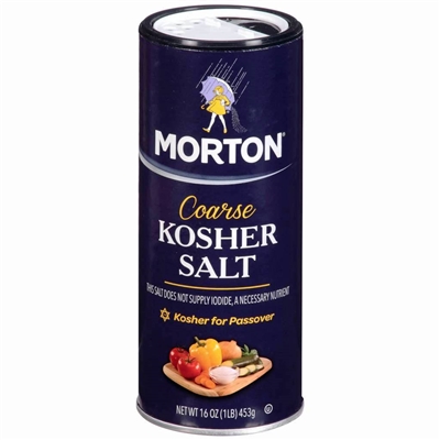 Morton Coarse Kosher Salt Canister [12]
