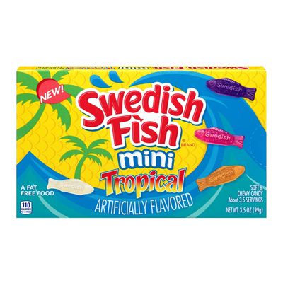 Swedish Fish Mini TROPICAL Theatre BOX [12]