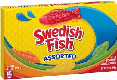Swedish Fish ASSORTED Theatre BOX [12]