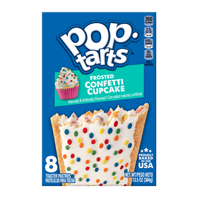 Pop-Tarts Frosted Confetti Cupcake