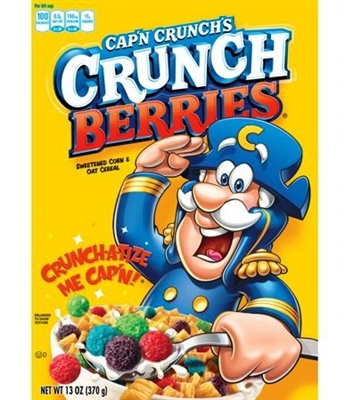 Cereal Box - Quaker Cap N Crunch with Crunch Berries [14]