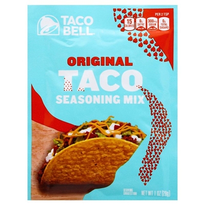 Taco Bell Original Taco Seasoning Mix (Sachet)