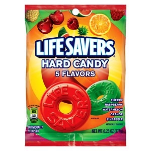 Life Savers Hard Candy - 5 Flavour Peg Bag [12]