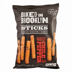 BAKED IN BROOKLYN - Roasted Chile Pepper Sesame Sticks  170g (large) [12] CLEARANCE