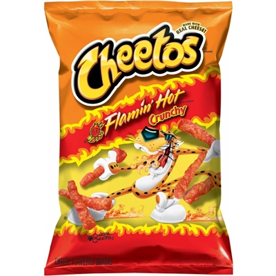 Cheetos Crunchy Flamin' HOT (Made in the USA) CLEARANCE