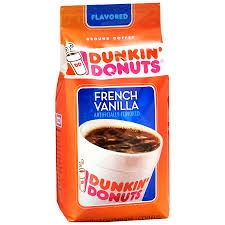 DUNKIN DONUTS FRENCH VANILLA Ground Coffee CLEARANCE [6]