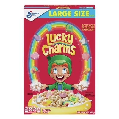 Cereal Box - General Mills Lucky Charms  [10] CLEARANCE