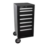 HOMBK08018070 18" H2Pro Series 7-Drawer Side Cabinet-Black