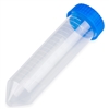 50ml Centrifuge Tube, Economy, PP Material, Printed Graduation, Blue Cap, Sterile