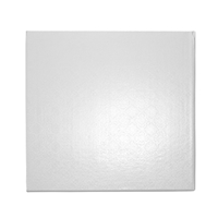 12" SQUARE CAKE DRUM - GLOSS WHITE (5 PER PACK)