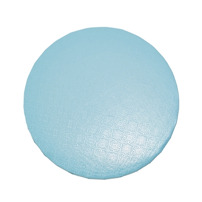 16" ROUND CAKE DRUM  - GLOSS TIFFANY BLUE (5 PER PACK)