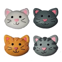 Royal Icing Cat Face Assortment