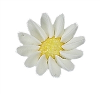 Medium Sparkle Daisy - White