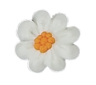 Flat Daisy White - Small