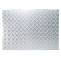 Full Sheet Cake Drum - Silver Foil (5 Per Pack)