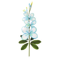 Gaura Orchid Spray - White With Blue Shading