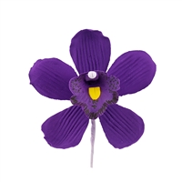 Medium Cymbidium Orchid Blossom - Purple