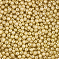 Non-Edible Metallic Gold Dragees - 3mm