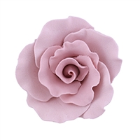 Large Gum Paste Formal Rose - Mauve