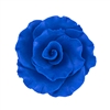 Large Gum Paste Formal Rose -  Royal Blue