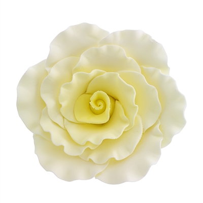 XXL Gum Paste Formal Rose - Yellow