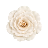 Jumbo Gum Paste Formal Rose - Cream