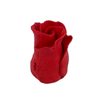 Gum Paste Formal Rosebud - Red