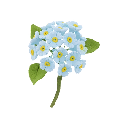 Mini Gum Paste Hydrangea Bunch - Blue