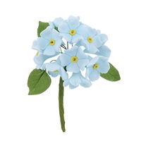 Small Gum Paste Hydrangea Bunch - Blue